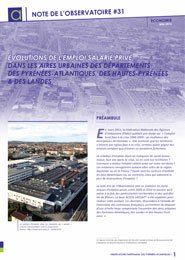 Evolutions #emploi salarié privé ds #airesurbaines #le64, #hautespyrénées & @LesLandes40 - goo.gl/7IuXse