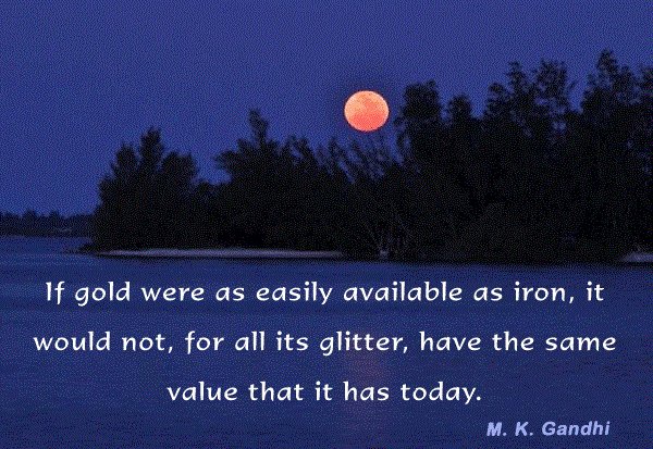 ProgramBarcode's tweet image. If #gold were as easily available as #iron, it would not for all its #glitter have the same value that it has today.