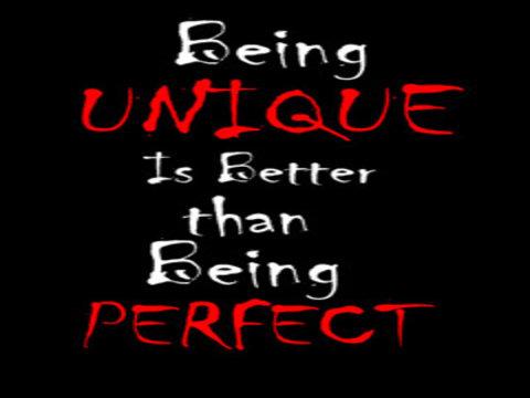 BulkMessage's tweet image. Being #unique is #better than being #perfect.