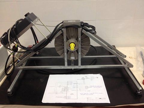 MotoStudent's tweet photo. @UcoElectricRace team is ready to test their #HeinzmannPMS #MotoStudentElectric Motor.
#EngineeredForRacing https://t.co/AkB8pXIOQH