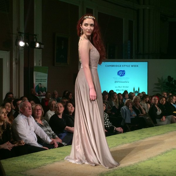 cambsstyleweek's tweet photo. #FashionForecast This week is all about occasion wear with gowns @BurrBridal paired with @kfdjewellery #CSWstyle https://t.co/81W2fQxxgb