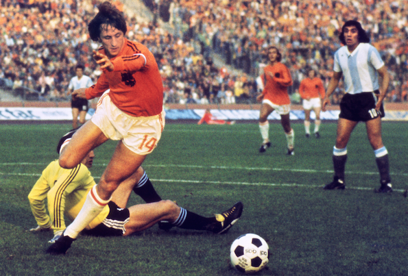 TheEconomist's tweet photo. Johan Cruyff: a footballing philosopher who changed the beautiful game forever https://t.co/76tBl1h2Cx https://t.co/MIBBYYllSC