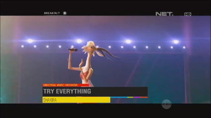 DickyRinaldo's tweet photo. Guys.. kita puterin Shakira - Try Everything, yg merupakan soundtrack dr "Zootopia" #BreakoutNETOSTAnimation https://t.co/ikcE2RyFOg