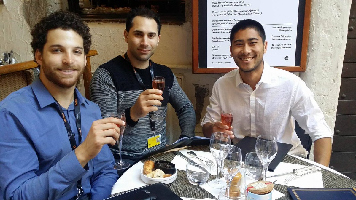 huntforhiroshi's tweet photo. #networkingmode with Hunt For Hiroshi's @SamGosper, Mirror's @DustinBiren &amp; Thomas Ouziel at the @Festival_Cannes. https://t.co/37j0PhkUIO