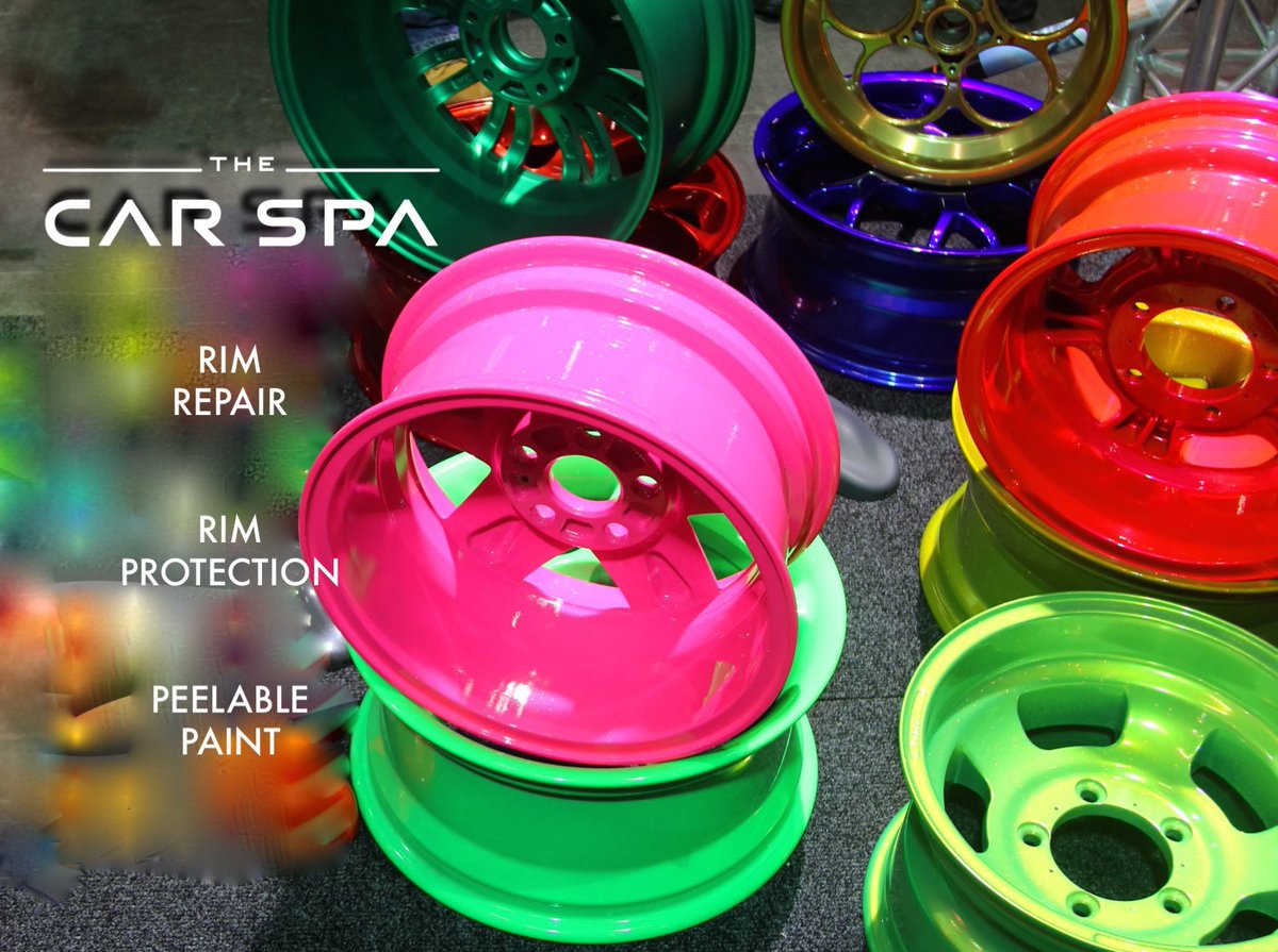 CarSpaUAE's tweet image. Available at #TheCarSpaUAE - #RimRepair, #RimProtection and #PeelablePaint. Call 800CARSPA for more information.