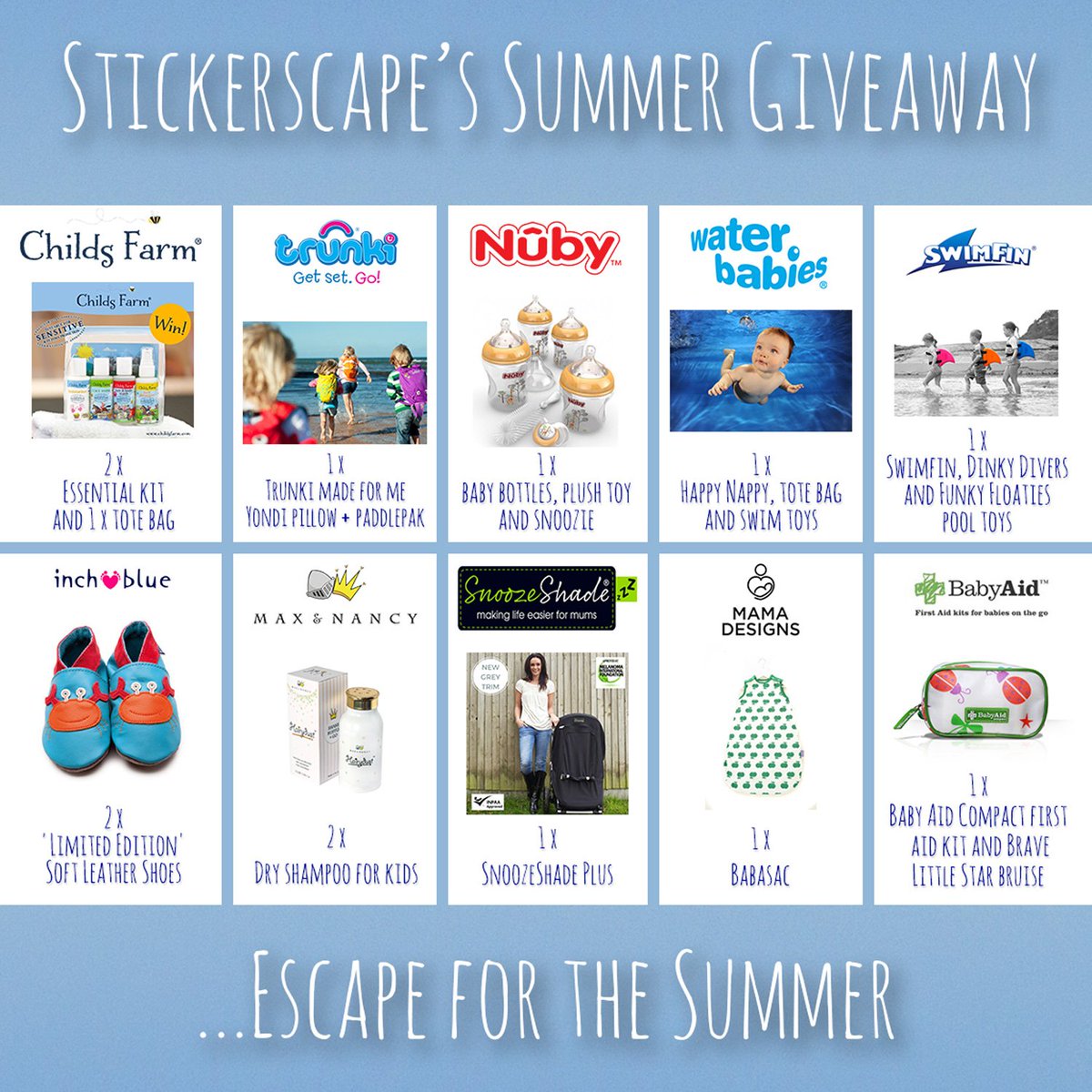 Stickerscape's tweet photo. #launchday #WinItWednesday Weds 1st June #sneakpeak @maxandnancyltd @SnoozeShade @MamaDesignsLtd @babyaidlondon https://t.co/mk6cfB0GLk