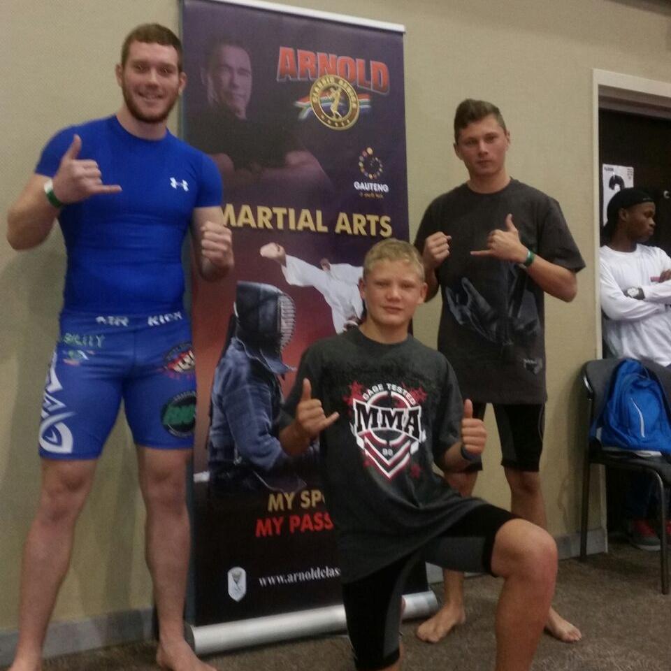 stefankick's tweet photo. 2X Gold at the Arnold Classic Africa Brazilian Jiu Jitsu 1X Gold, 1X Silver &amp; 2X Bronze for students Divan &amp; Armand https://t.co/n2mIMtOtxJ