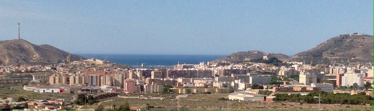 Titoanselm's tweet photo. La bahía de Cartagena y San Ginés visto desde el Cabezo @pepelopezct @CTCartagena @Cartagena_Spain @MCdeCartagena https://t.co/qTzQKJt2Tg