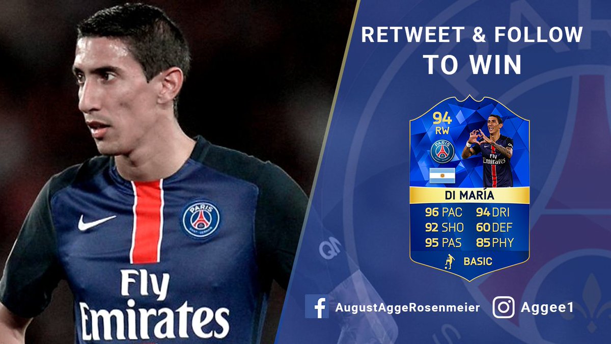 AggeRosenmeier's tweet photo. #RT &amp; #FOLLOW for a chance to win TOTS Di Maria !  
Twitter:@AggeRosenmeier 
IG: Aggee1 
FB: https://t.co/H433HJs7L9 https://t.co/pHYYHMBGOn