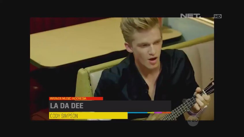 DickyRinaldo's tweet photo. #NowPIaying Cody Simpson - La Da Dee #BreakoutNETOSTAnimation https://t.co/mgE61wkroy