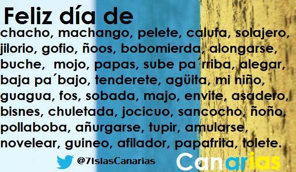 Ser canario es algo que no se puede describir con palabras.

🇮🇨 #FelizDíadeCanarias 🇮🇨