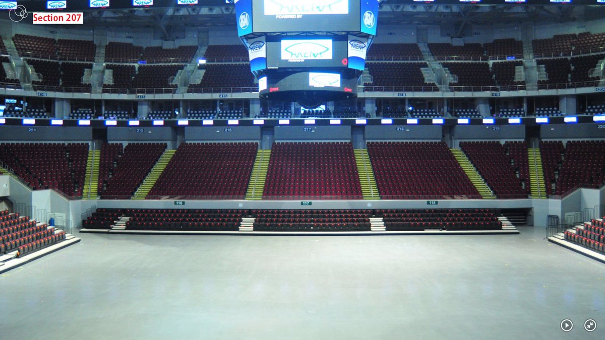 Lower Box Vip View from VIP Seated, Lower Box A, Lower Box B section 207, 216 # ...