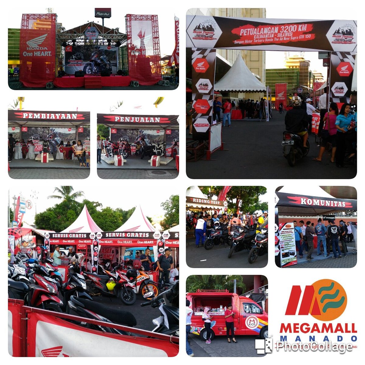 Launching The All New HONDA SUPRA GTR150, di Area Air Mancur Megamall Manado.