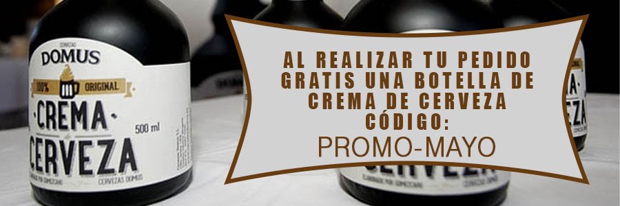 Cervezaalada's tweet photo. QUEDAN 2 DIAS! Tus pedidos en nuestra web reciben una crema de cerveza Domus de @Cervezadomus Código:PROMO-MAYO https://t.co/us2JnjX8Gk