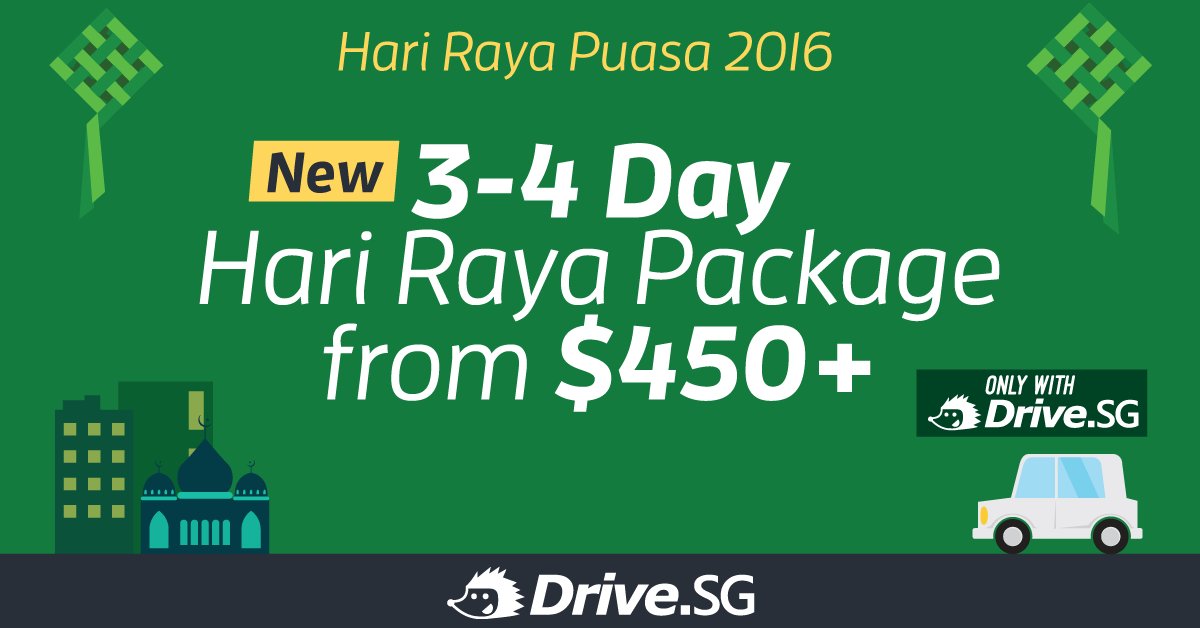 DriveSG's tweet image. NEW 3-4 Day Hari Raya Packages from $450 now available. ow.ly/nwru300Ieet