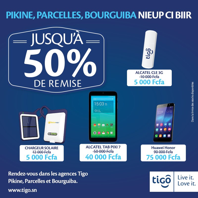 YasSenegal's tweet photo. Spéciale #PromoTigo !! Pour plus d'infos, RDV vite par ici : https://t.co/Ibx93FqMXZ
#Tigo #LiveItLoveIt https://t.co/2jxeawZYd4