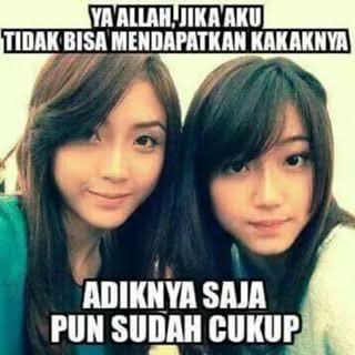 Bolehlah adiknya
*gue bikin meme aja dah tentang naomi
#whd