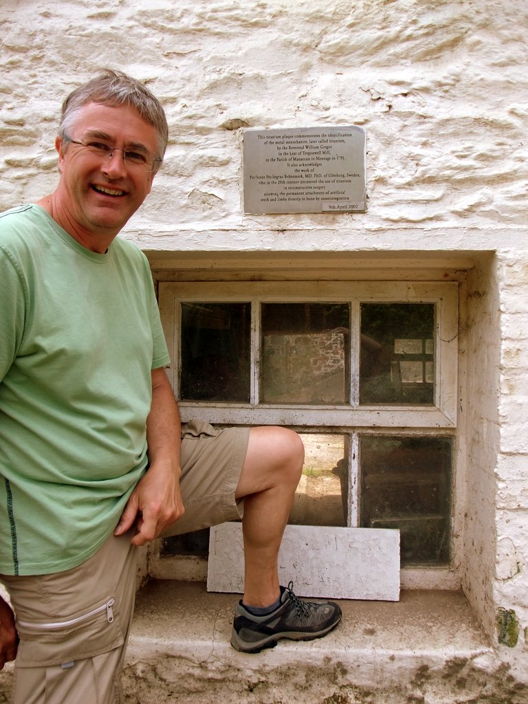 In the @CornwallAONB at Manaccan yesterday and noticed titanium holding my leg together was discovered here in 1791!