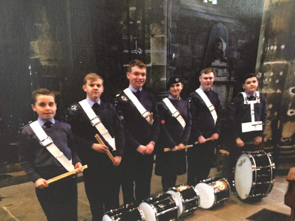 Cdt Copeland had a brilliant day at band practice #futurestar #whatwedo