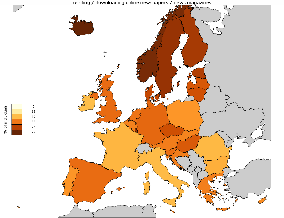MediaEu's tweet photo. Who's reading / downloading online newspapers / news magazines?
https://t.co/fMCrm2K19C
#DSMdata #mediapluralism https://t.co/I1U1M8xanK
