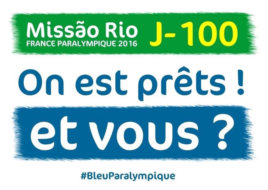 E_Assmann's tweet photo. J-100 avant les Jeux Paralympiques, je suis prête et vous ? Partagez votre dossard supporter ! https://t.co/yjkr9K4eZ2