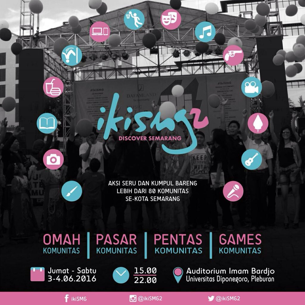 nyiapke nyanggong nyang #ikismg2 yuukk..  |  @KotaSMG <a href="/SMGEVENT/">SEMARANG EVENT</a> <a href="/infotembalang/">Info Tembalang</a>