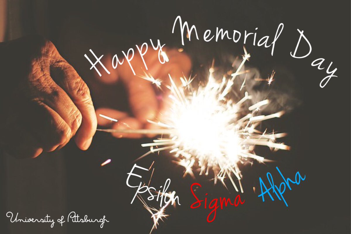 ESA_Pitt's tweet image. Wishing all of our brothers and everyone else a safe, fun, and happy Memorial Day! 🇺🇸🎉