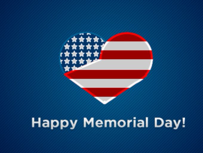 Happy #MemorialDay2016 and thank you to all that have served! ?? https://t.co/IQtobVrTwt