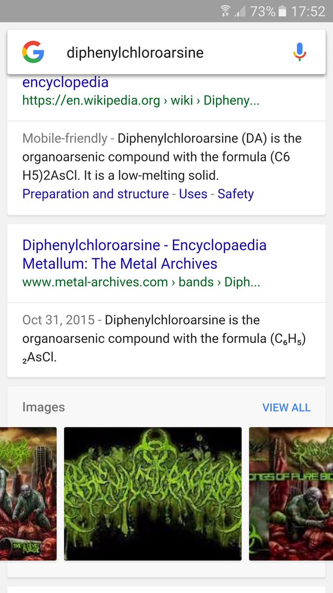 when youre doing research for a chem paper but accidently discover a great slam metal band.
