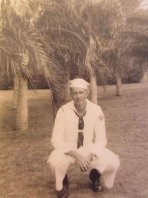 LauraMeredith's tweet photo. Grandpop, 26, in 1945 after the liberation of the Philippines. A @USNavy #seebee and 97 June 4th! #memorialday https://t.co/QIWAkuNgg5
