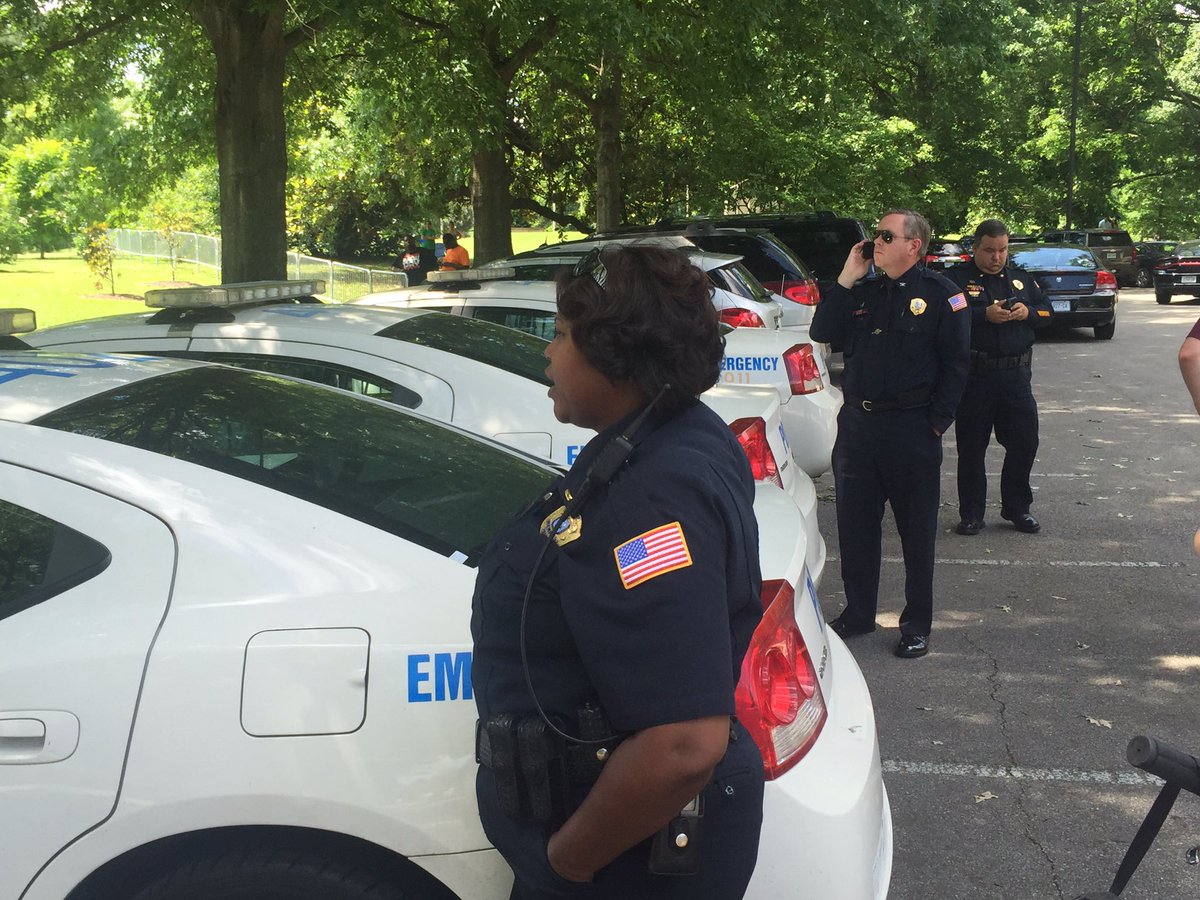 Local24Sam's tweet image. There's a protest party on the Greensward this afternoon. @LocalMemphis #Memphis