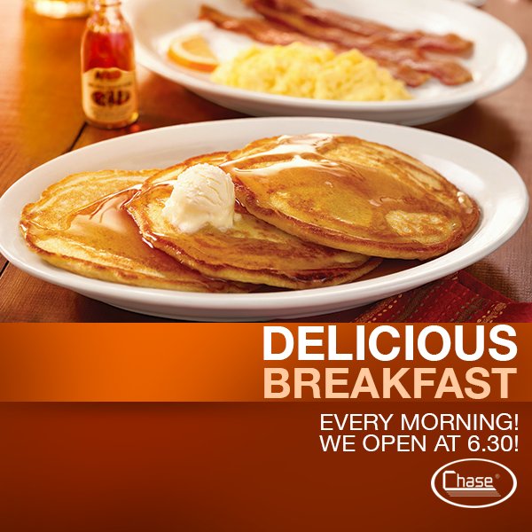 Our kitchen has whipped up some scrumptious goodies to make your morning spectacular. #Chasemoments #Breakfast