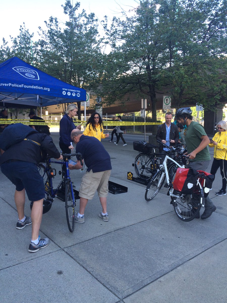 CityofVancouver's tweet photo. Join us at 2120 Cambie St until 11am for FREE bike registration with  @Project529BC ! #btww #EndBikeTheft https://t.co/0R1yiI8zhb