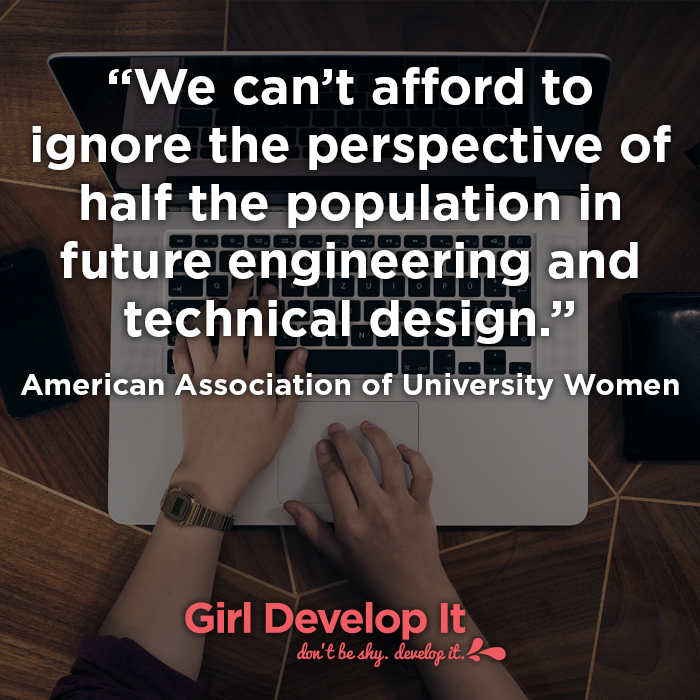 girldevelopit's tweet photo. #MotivationMonday from the @aauw is spot on. π₯π₯π₯ #womenintech https://t.co/uoW8rrOl7y