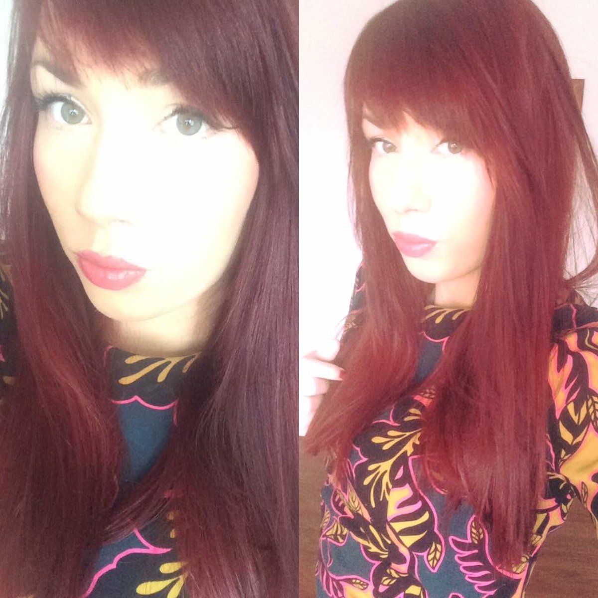 daniellejoan90's tweet photo. #fringe #hairselfie  #redhead #pose #selfie https://t.co/jVDM9OMdje