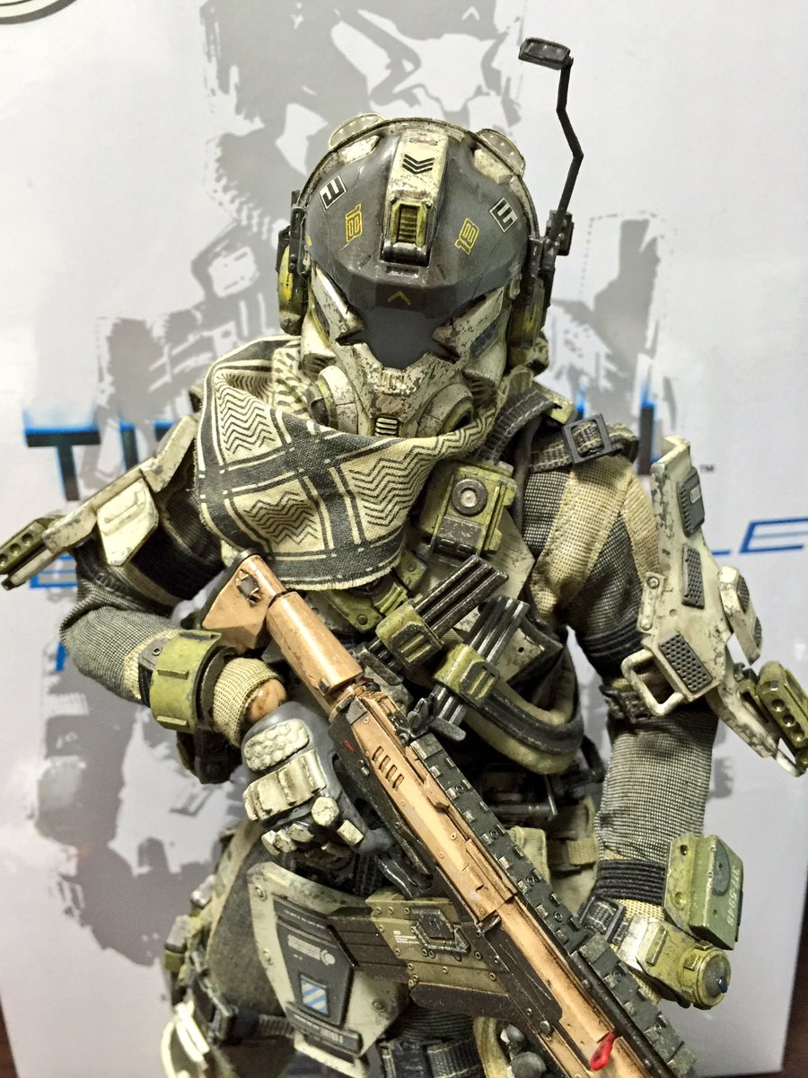 threezero TITANFALL 1/6 IMC BATTLE RIFLE PILOTが着弾したので