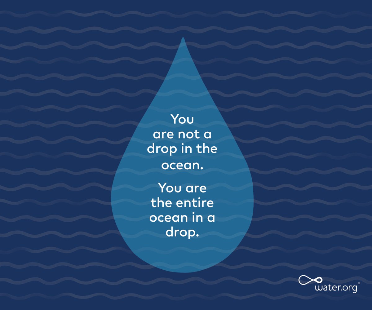 Water's tweet image. You have it in you to do amazing things, go for it.