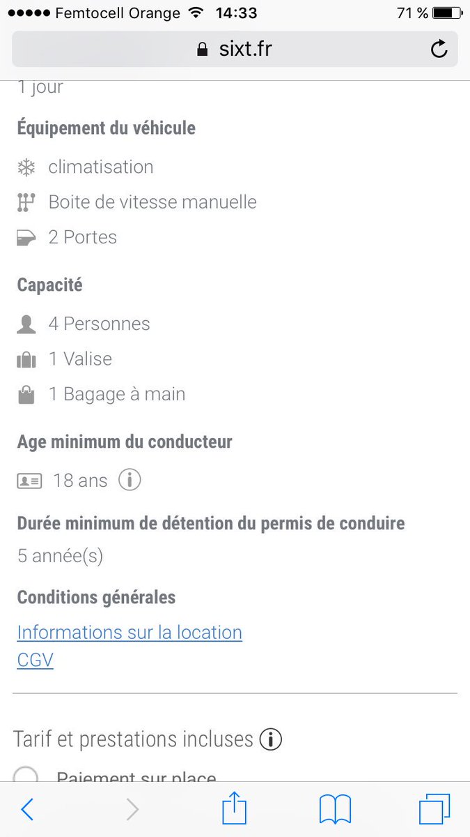 yoandu82's tweet photo. @SixtFR comment peut on avoir 18 ans et 5 années de détention de permis c'est pas très cohérent 😂👏🏼 https://t.co/6gH8nzP4tp
