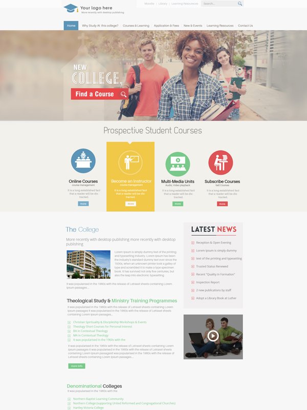 WebDesignUnite1's tweet image. @WebDesignUnite1 #Education related web templates design on this week.

bit.ly/1TEK0Nl