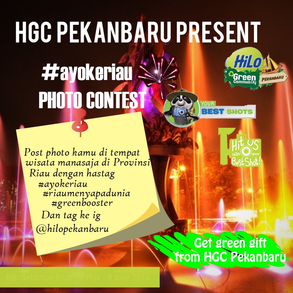 Jangan lupa ajak temanmu juga yaaa, salam hijau;)