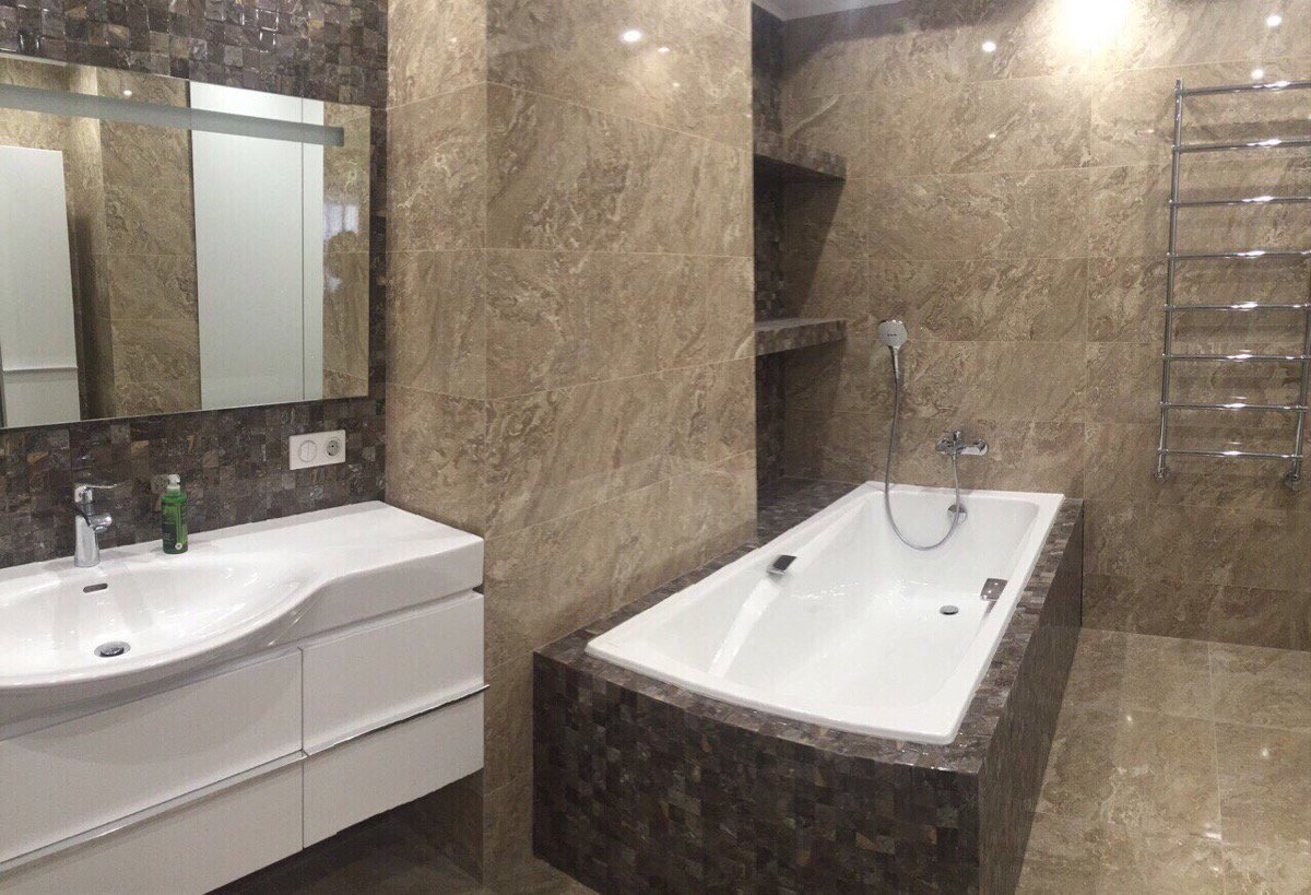 FirstRoom14's tweet image. Один из наших проектов. Сантехника и плитка наших фабрик партнёров.