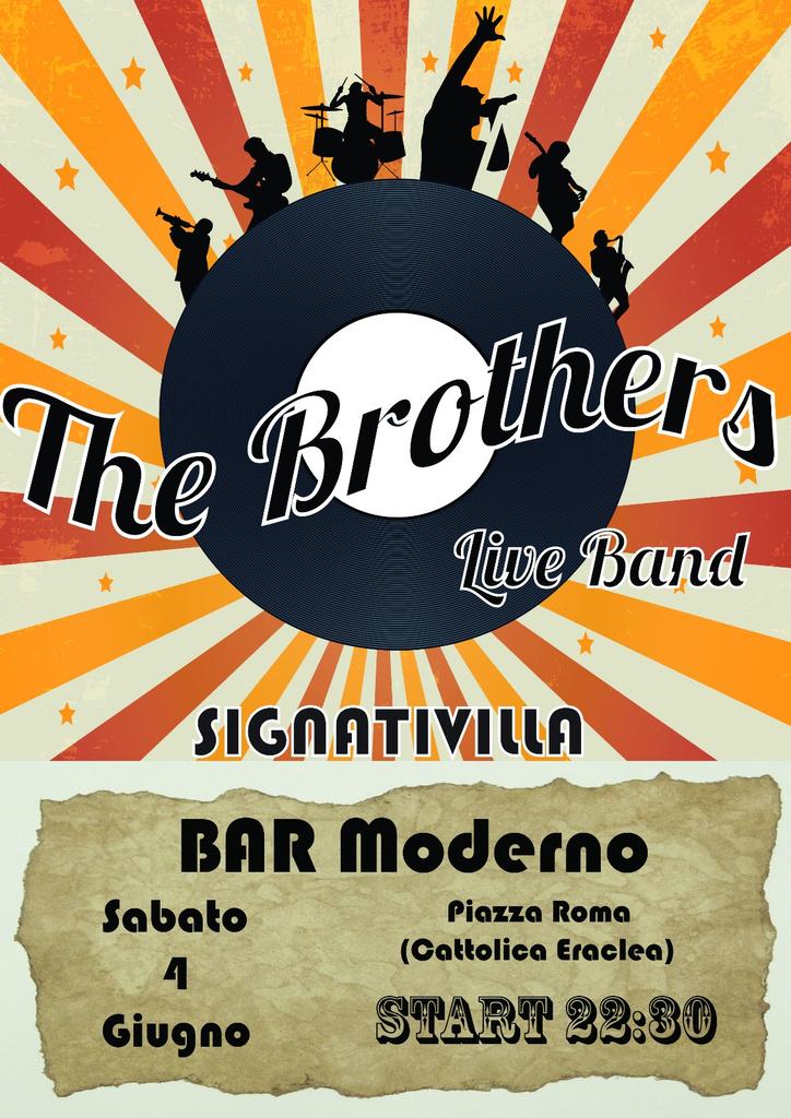 barmoderno1's tweet photo. Vi aspettiamo sabato 4 maggio al #barmoderno insieme ai fantastici "the Brothers" .Non mancate! START 22.30
#staff https://t.co/LN2LvmV3DC
