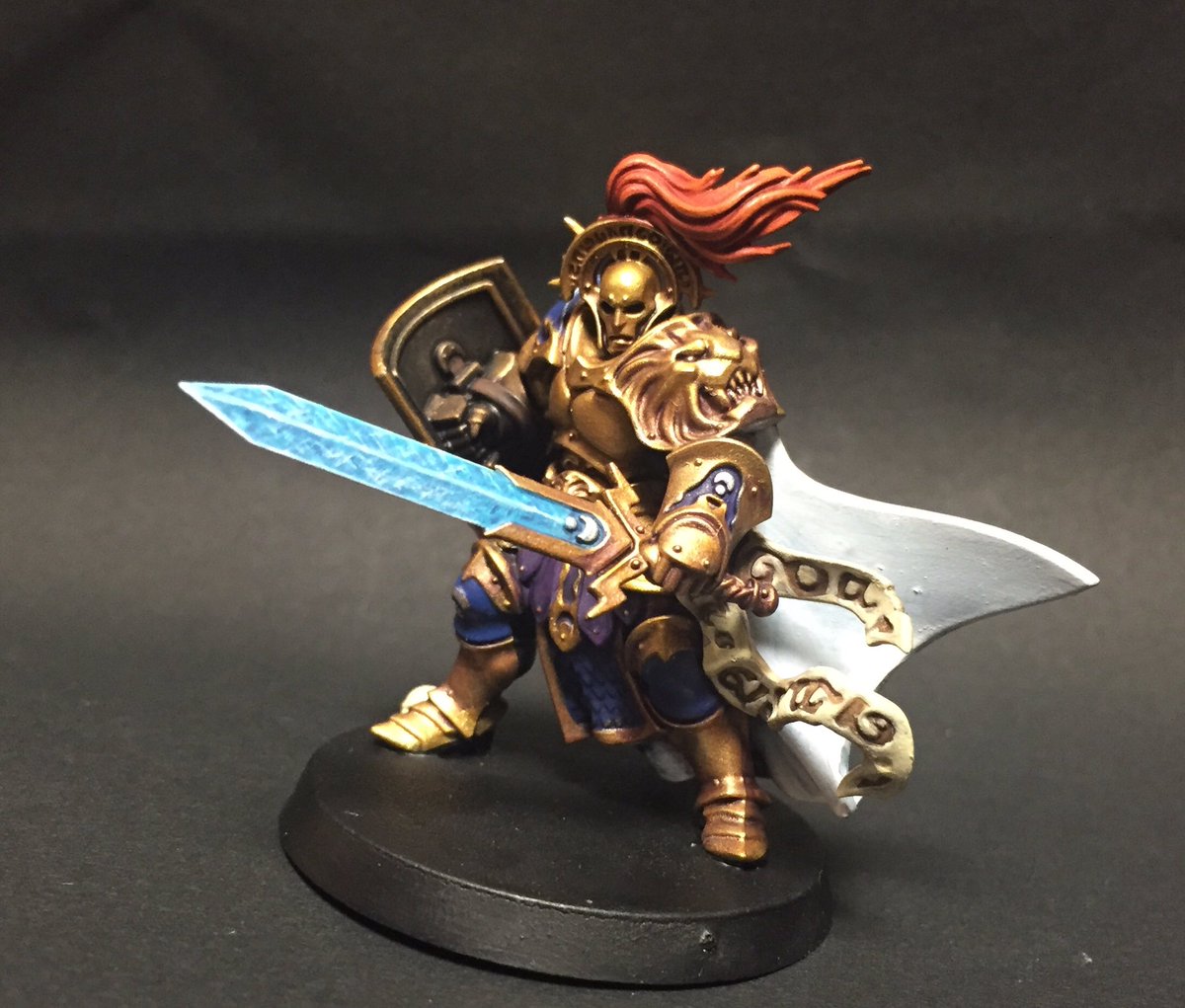 ウォーハンマー ミニチュア　塗装済　オマケ付 ウォーハンマーのジオラマ！ 全て筆塗りです❣️ Painting Warhammer