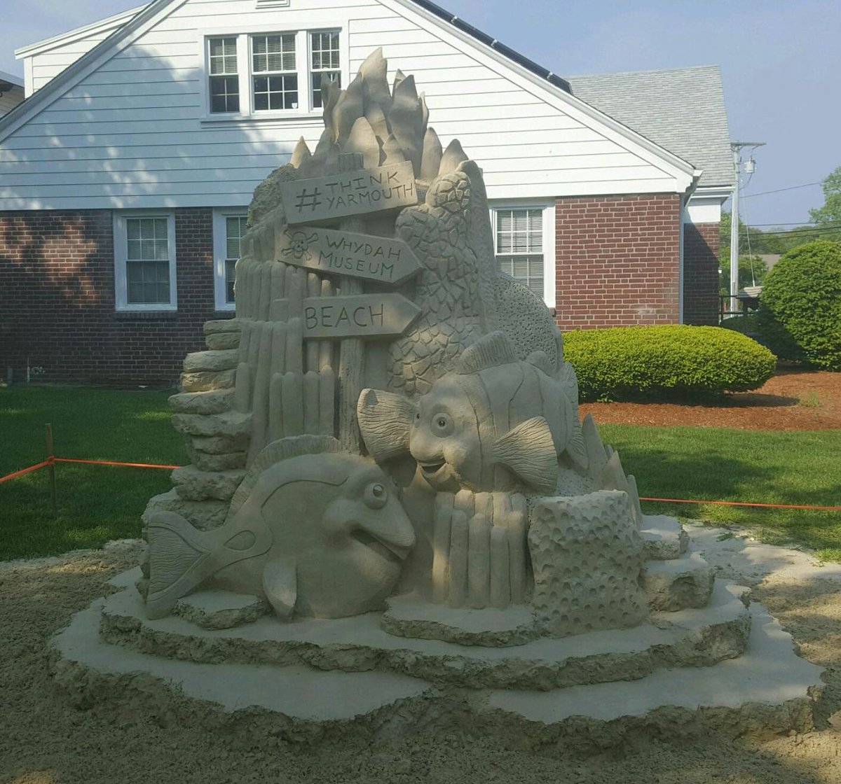 #sandsculpturetrail #Capecod #2016 #YarmouthSummerCelebration #thinkyarmouth #GregGrady #itsJustSand