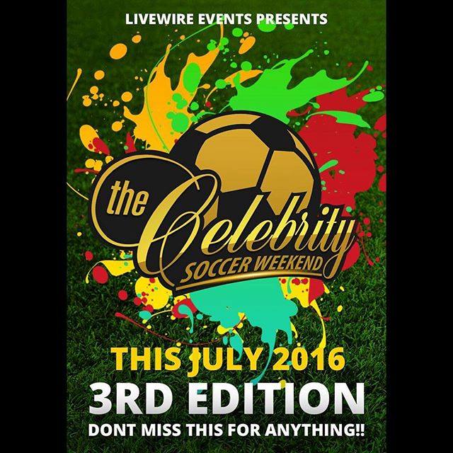 PamelaMzz's tweet photo. @LiveWireEventGh present to you  third edition of Celebrity Soccer in July 2016.
#CelebritySoccerGh
Cc @DBLACKGH https://t.co/vYQr6ITptA