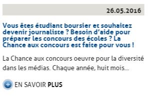 Bodin_Simon's tweet photo. @Jeunes_Angers "Chance aux concours" info sur le site ville d'Angers, mais on ne peut pas en bénéficier à Angers ? https://t.co/ChU4OHROE9