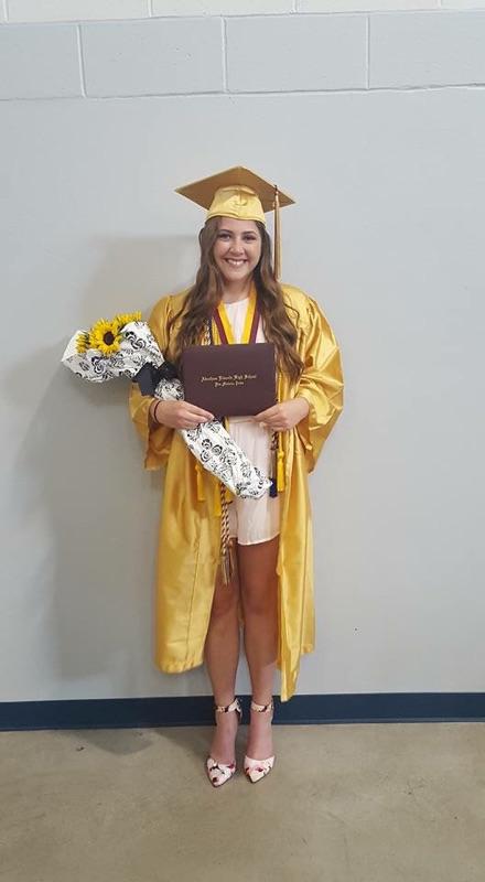 DMLSoftball's tweet photo. Congrats to @MakennaChapman  and  @FrangosThea on their Graduation Saturday. #LHS2016 https://t.co/fprWaIhsif