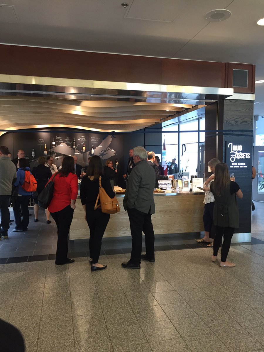 HfxStanfield's tweet photo. A crowd is gathering as the grand opening of @LiquidAssetsNS is set to begin! https://t.co/Asx7vrhPl2