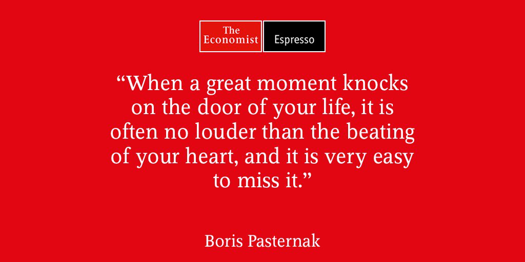 ilkamarina's tweet photo. From The Economist Espresso: Quote of the day https://t.co/QbuQcGAqPq