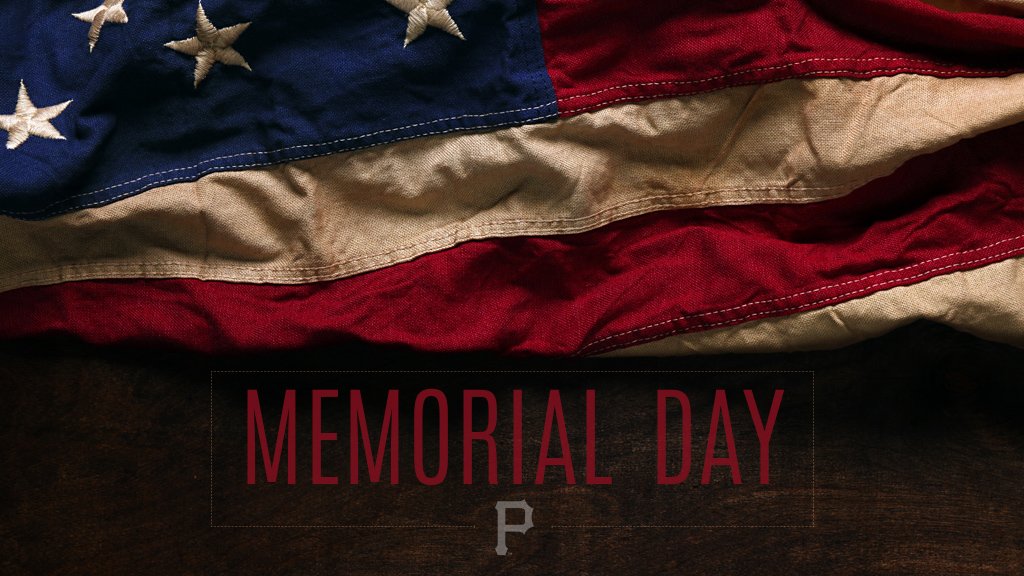 Pirates's tweet image. Today we honor and remember those who have made the ultimate sacrifice.

Thank You.
#MemorialDay2016